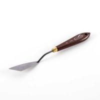 a loxley palette knife with wooden handle