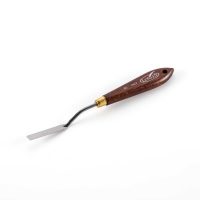 a loxley palette knife with wooden handle