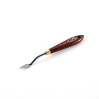 a loxley palette knife with wooden handle