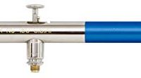 bottom feed airbrush with blue barrel