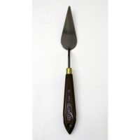 a loxley palette knife with wooden handle