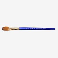 one brush with blue handle
